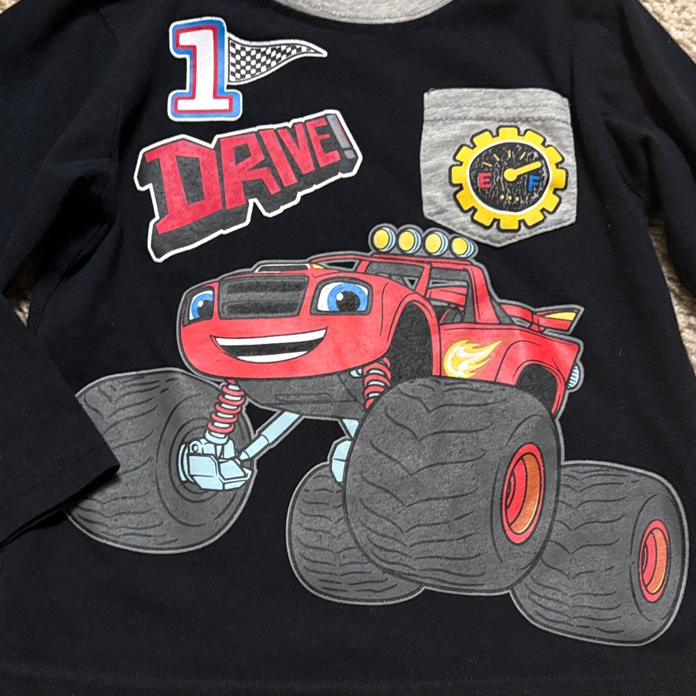 Blaze and the Monster Machine Graphic Shirt Boys Size 2T - Picture 3 of 6